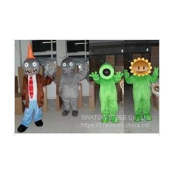 Cartoon plants vs. zombies