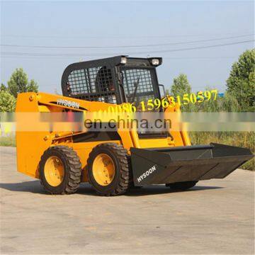 Utility Chinese Hysoon skid steer loader 700kg