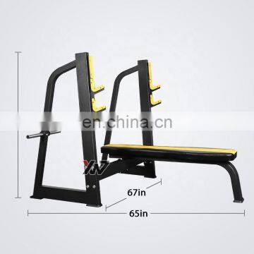 High Quality Strength Training Gym Equipment Press Flat Bench photo-3