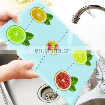 Customized colorful glass cutting board, glass chopping board