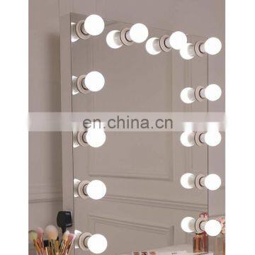 Factory cheap price 5mm wall hanging frameless hollywood mirror