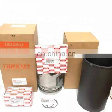 Hot selling IZUMI ISUZU engine spare parts 6HK1 liner kit rebuild for Hitachi cylinder sleeve set in stock