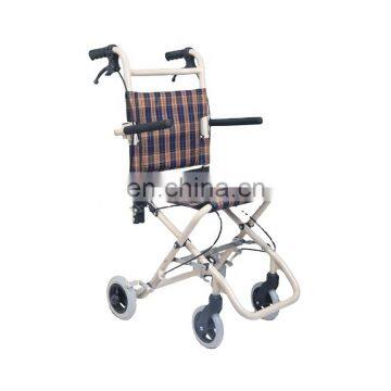 Rehabilitation therapy supplies cheapest small light weight transfer patient transport travel wheelchair