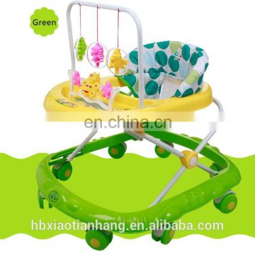 High Quality walking baby walker for first learning step to baby/8  pcs PU wheels plastic baby learning walkers