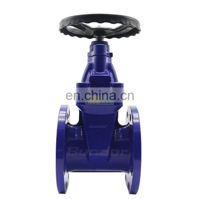 Bundor ductile iron China valve non rising stem 3-8 inch Resilient Wedge 10k 3 inch gate valve price