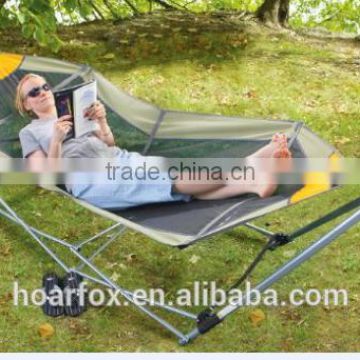 Collapsible hammock with stand