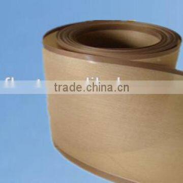 Systems 1*1/2*2/4*4/10*10 hole teflon coated conveyor belt brown with bull nose joint high temperature made in China