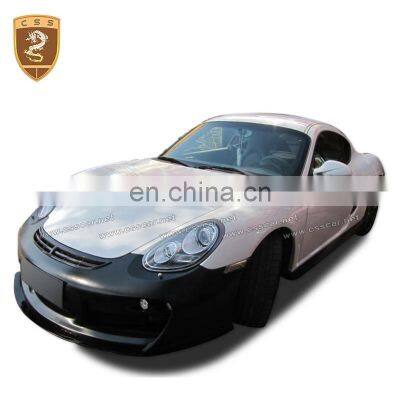 Cheaper Aftermarket Auto Body Parts Upgrade Fiberglass Car Body Kits Suitable For Porsche Cayman 987 Car Accessories Styling