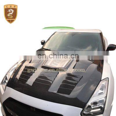 Car Modification Parts Suitable For GTR R35 Carbon Fiber Bonnet Hood photo-3