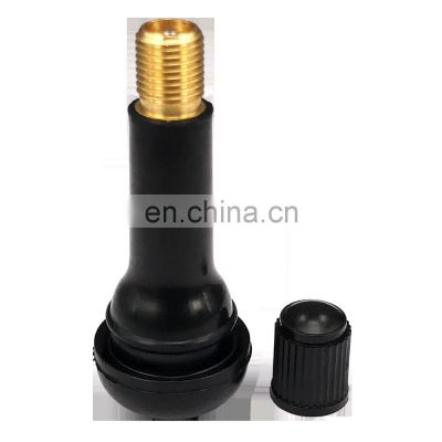 Nature rubber tubeless tire valves 100% tested for passenger car use