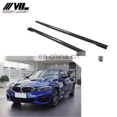 Modify Luxury G28 G20 Carbon Fiber Side Skirt for BMW New 3 Series Sedan Wagon 320 330 340 2019-2020