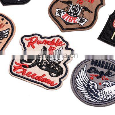 Custom Personalized Self Adhesive Embroidery Patches Decorate Woven Patches for Clothing photo-2