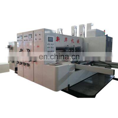 corrugated cardboard machine multi color printer machine