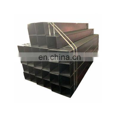 Square Pipe 120x120 Black Hot Rolled Iron Metal Steel Tube Pipe Factory Sizes