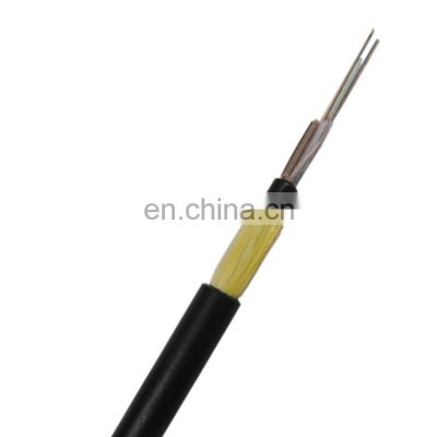 Hunan GL Factory cheap adss 12 24 48 core fiber optic cable outdoor pe single double jacket 80 100 120 span length cable