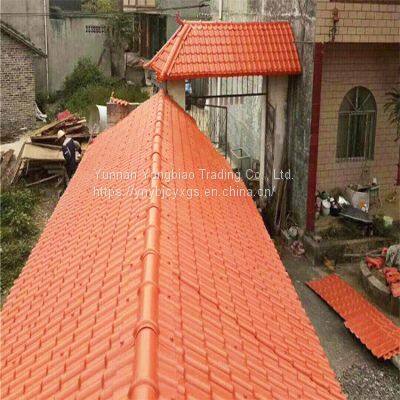 1050 Type Synthetic Resin Tile is Customized by Manufacturers With Various Colors and is Exported to Africa photo-5