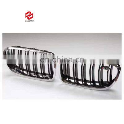 Auto Accessories Hot Sale Front Bumper Grilles Parallel Bars Glossy Black Front Grilles For 5 BMW Series F10 F11 2010-2017