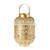 gold plated round stylish lantern for decoration