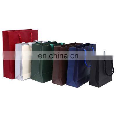 Custom Logo Cardboard Paper Packaging Bags For Jewelry