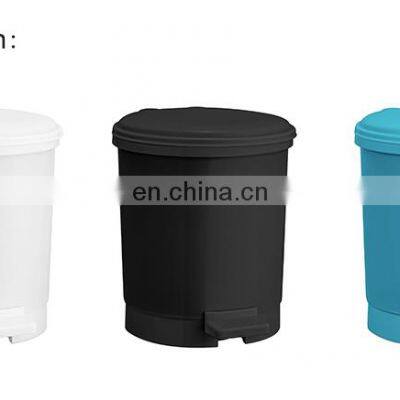 2022 Luxury Style Small Round Trash Bins 3L Dustbin Pedal Bin With Soft Close photo-2