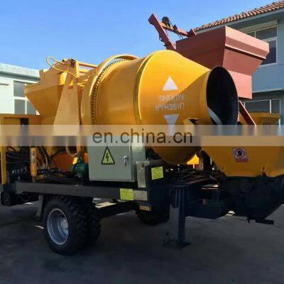 Best Quality Portable Diesel / Electric Concrete Mixer Mixing Machine With Pump Price photo-2