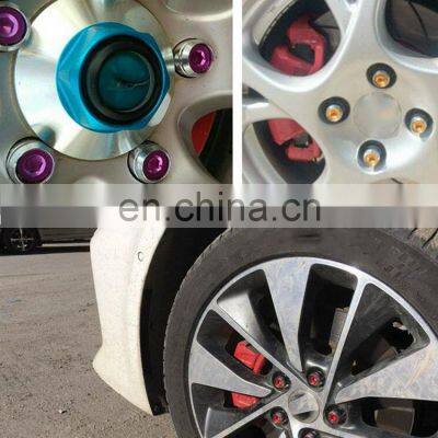 AOSU VOLK-T Colorful Hot Selling Durable Alloy Steel Auto Parts Lock Conical Wheel Lug Nut Set photo-4