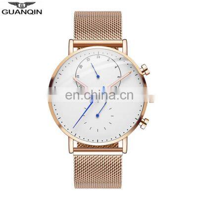 GUANQIN GS19101 Luxury Quartz Men Branded Wrist Watches Stainless Steel Nice Men Watch Custom OEM Logo photo-4