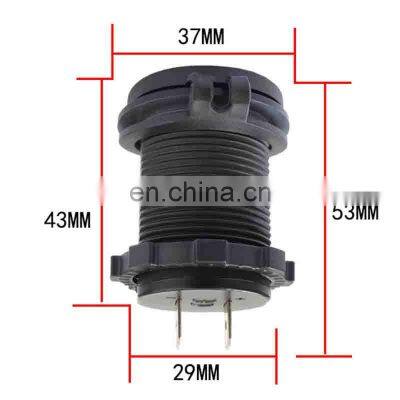Dual USB Car Charger Dual Aperture New 4.2 Car Mobile Phone Fast Charger for Car Motorcycle Ship and RV
