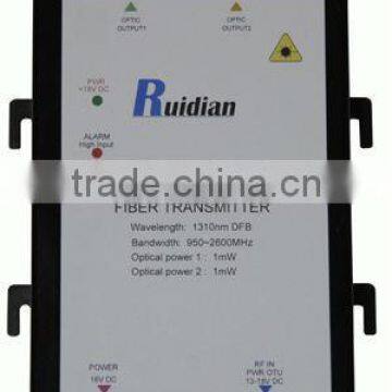 Manufacturer 950MHz dual fiber satellite optical transmitter