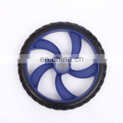13/14 Inch Plastic Double Abdominal Roller Wheel Fitness Equipment Ab Wheel photo-4