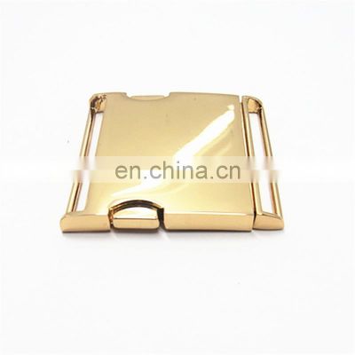 New selling side release aluminum buckle zinc metal bag buckles