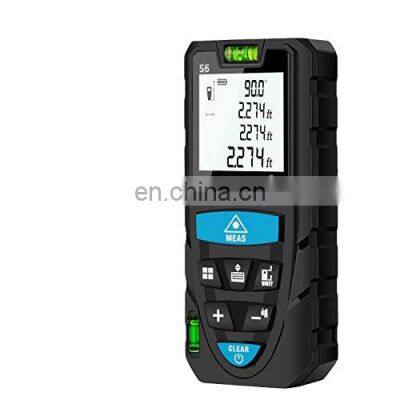 Mestek S6-50m Laser Meter Distance with Angle Function Digital Laser Distance Meter Rangefinder Hand-held Distance 50m Meter