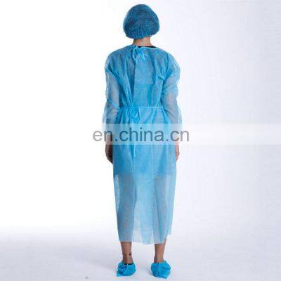 Disposable Isolation Gown PP Protective Gown Non-woven Single-use Protective Apparel From China Factory photo-3