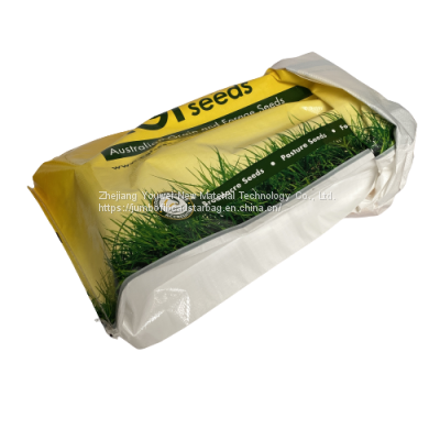 Colorful Strip pp Woven Polypropylene Bean Gardening Bag Sack 50x90 25kg