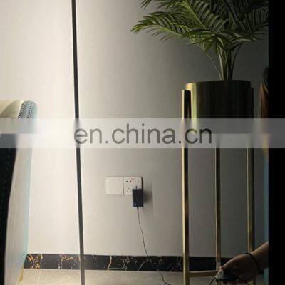Industrial Tall Tripod Side RBG Nordic Corner Floor Lamp Neon Floor Lamp photo-2