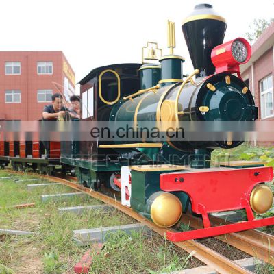 Sightseeing tourist fairground carnival rides track amusement park kids train equipment for sale