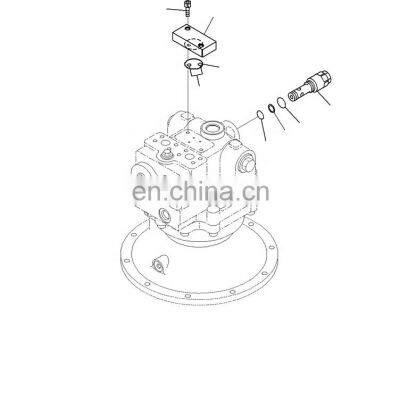 PC1250-7 PC1250-8 Swing Motor Swing Gearbox PC1250-7 Swing Device 21N-26-00120