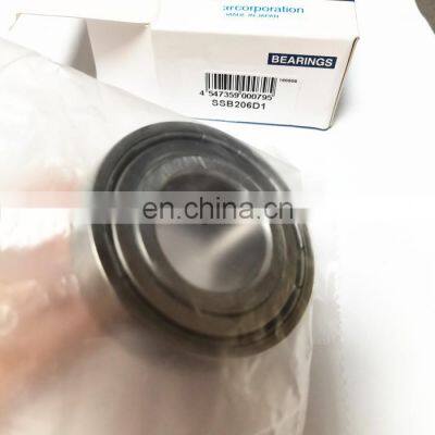 30*62*30mm SSB206 Stainless steel bearing insert ball bearing SSB206