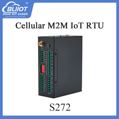 BLIIoT S272 4G Cellular IoT M2M RTU with RS485 8DI 6AI 4Relay Outputs for Industrial Automation