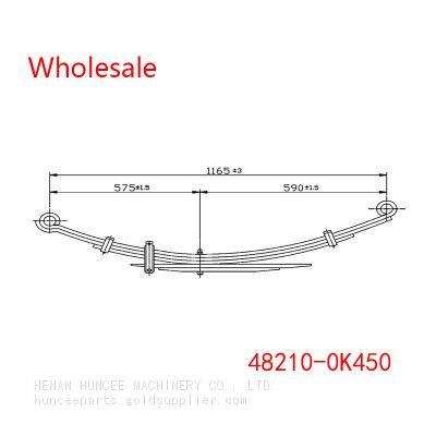 48210-0K450 482100K450 For Toyota Rear Axle Leaf Spring Wholesale