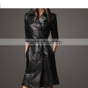 leather overcoat for mens