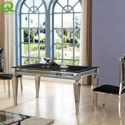 Luxury Table Wedding Event Table Home Furniture Dining Table Stainless Steel