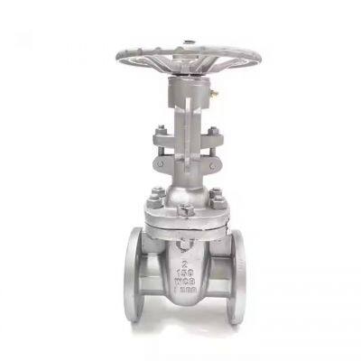 ANSI 150 GOST Rising Stem Cast Steel Flanged Gate Valve with Handwheel Operation