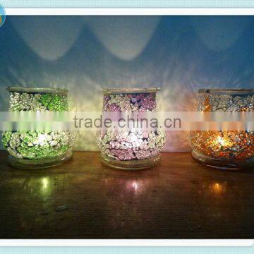 Mosaic Hanging Jar Handmade