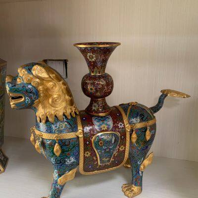 Chinese porcelain cloisonn é handicrafts, handmade ornaments, vases, mythical beasts, furniture decoration