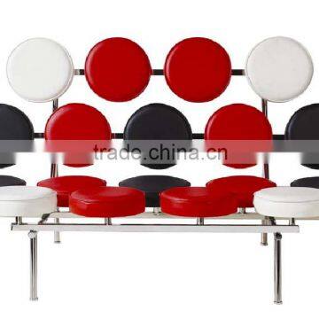 Premium Leather Marshmallow Sofa Chair photo-2