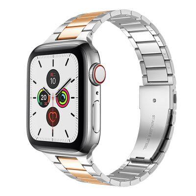 Luxury Smart Replacement Wristband Strap Thin Metal Stainless Steel Mesh Watch Band for iphone IWatch Strap 7 8 49mm 45mm