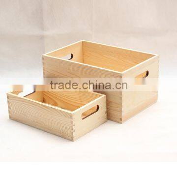 Hot sale cheap wooden boxes, Zakka wooden storage box, Wooden postcards box