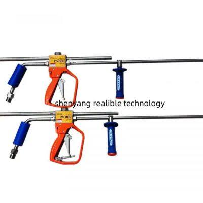 1500bar Spray Gun Stainless Steel Industrial Rust Removal Water Gun High Pressure Overflow Gun