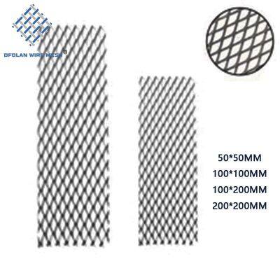 Titanium Plate Mesh Titanium Electrode Mesh Thick Titanium Filter Screen Diamond Stretched Titanium Mesh photo-3